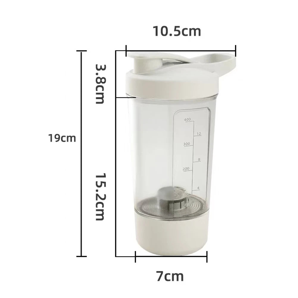 400Ml Self-Stirring Shaker Cup USB Charging Shaker Cup for Protein Shake Meal Replacement Shake Portable Sport Mixing Cup