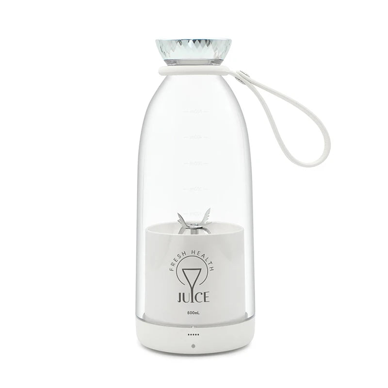 New Hand Held 500ML Wireless Charging Household Small Smoothie Bottle Blenders Fresh Juicer Mini Portable Blender